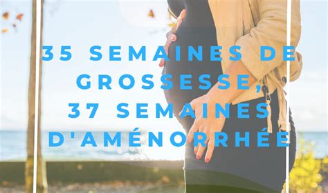 35 Semaines De Grossesse 37 Semaines Daménorrhée Antel