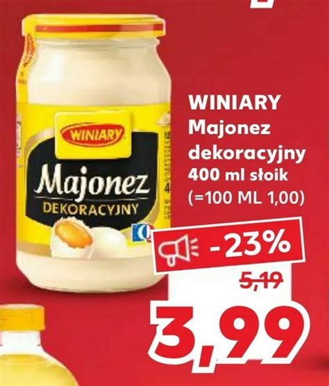 Promocja Winiary Majonez Dekoracyjny W Kaufland