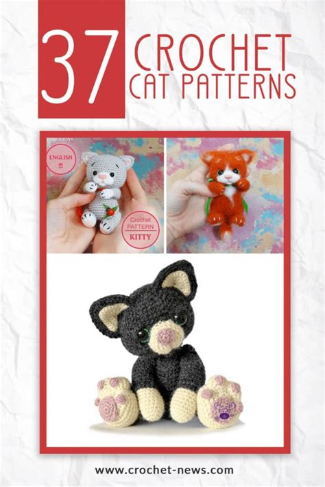 37 Crochet Cat Patterns - Unique and Adorable | Crochet News