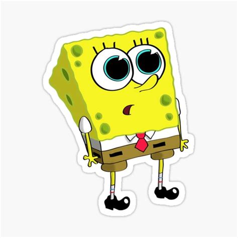 Spongebob Meme Stickers Sticker For Sale By Bastoosdesign Redbubble