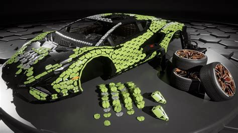 Lego's Lamborghini Sián FKP 37 Is Full Size, Made of 400K Pieces