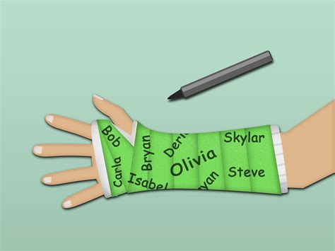 Как сделать фальшивый гипс на руке: 9 шагов