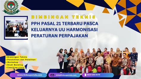 Bimtek Pph Pasal Terbaru Pasca Keluarnya Uu Harmonisasi Peraturan