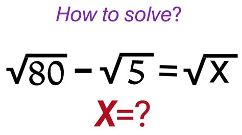 Math Olympiad A Nice Exponent Problem Square Root How To Solve Youtube