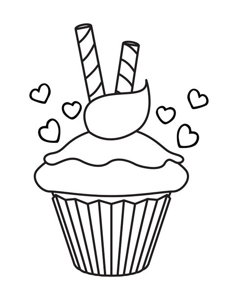 Sweets Coloring Pages For Kids Sweets Printable Coloring Pages Of Ice