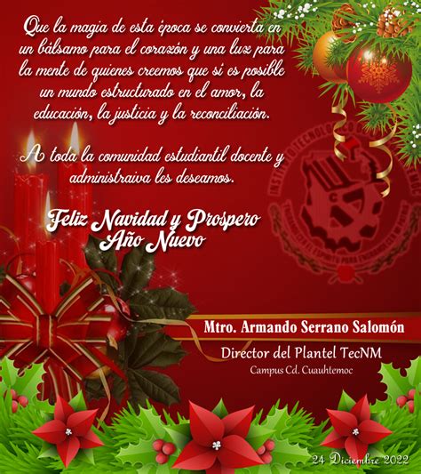 TE DESEAMOS FELIZ NAVIDAD Y PROSPERO AÑO NUEVO 2023 Tecnológico