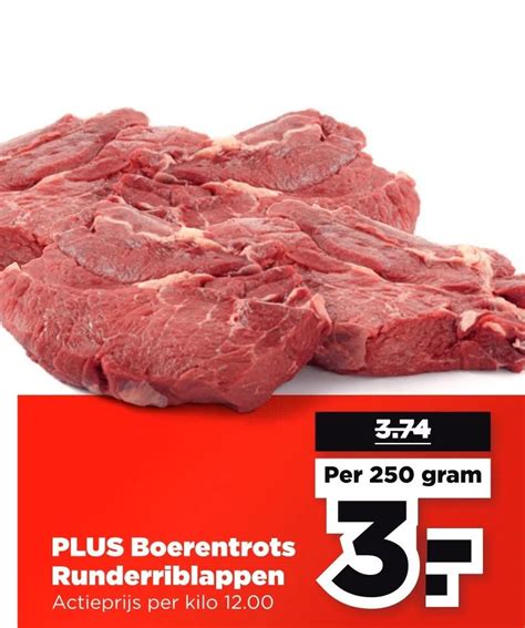 Plus Boerentrots Runderriblappen Aanbieding Bij Plus