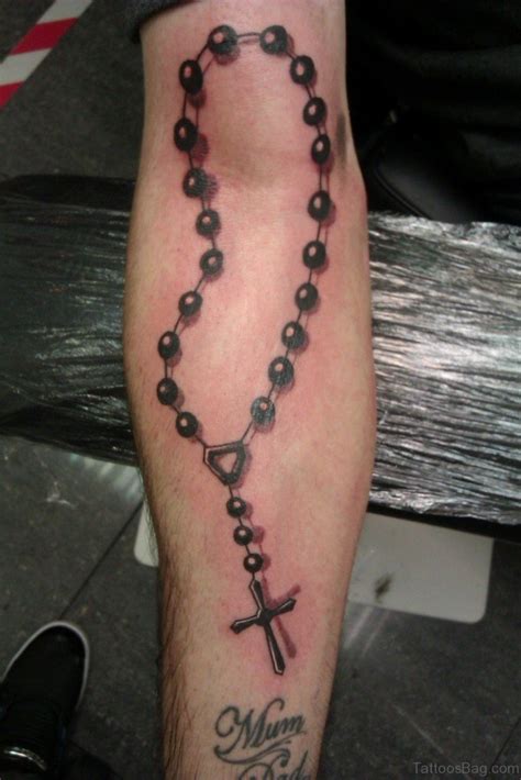 Great Rosary Tattoos On Arm