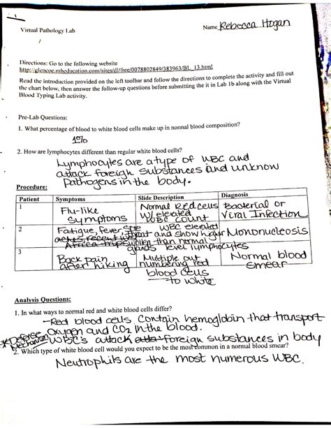Virtualpathologylab Pathology Lab BIOL 242 Studocu