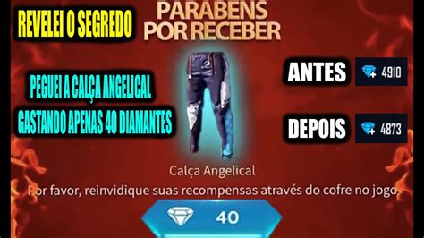 GASTEI APENAS 40 DIAMANTES PARA PEGAR A CALÇA ANGELICAL REVELEI O