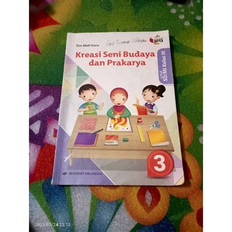 Jual BUKU ORI KREASI SENI BUDAYA DAN PRAKARYA KELAS 3 SD PENERBIT