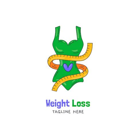 Free Vector Weight Loss Logo Design Template