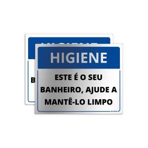 Placas de Higiene Escritórios Afixgraf