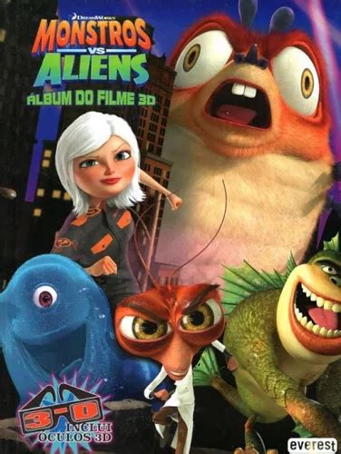 Monstros Vs Aliens Álbum Do Filme 3d Parcelamento sem juros