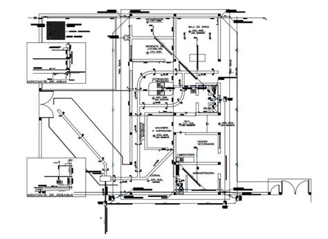 Cad Drawings Details Of Plumbing Installation 2d View Dwg File Cadbull