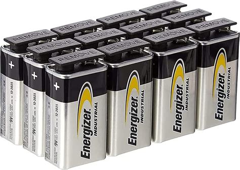 Energizer 9v Industrialdisposable Battery Pack Of 12 Au Electronics