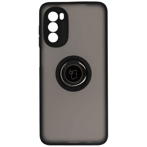 Etui Z Uchwytem Na Palec Bizon Case Hybrid Ring Do Motorola Moto G