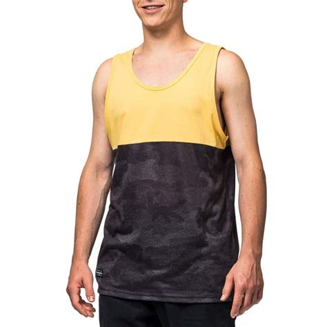horsefeathers vin tank top buff yellow