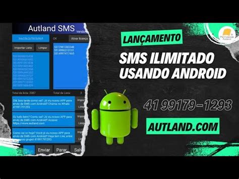 Envio De SMS Em Massa Usando APP Para Android E Google ENVIOS