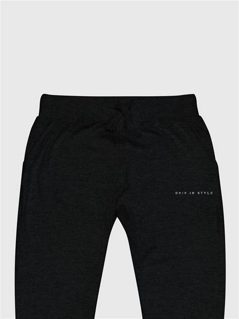 DRIP IN STYLE UNISEX FLEECE SWEATPANTS - BLACK | Drip Check