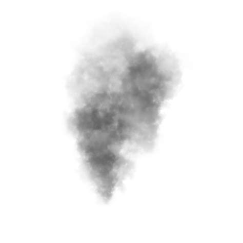 White and black steam smoke effect isolated on transparent background ...