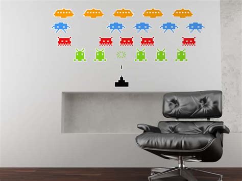 Space Invaders Wall Decals