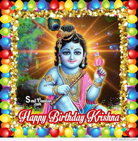 Happy Birthday Krishna Pictures and Graphics - SmitCreation.com