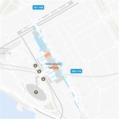 Tokyo Haneda Airport Map Hnd Terminal Guide