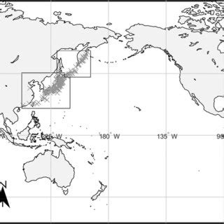 Positions Of The Three Investigated Tsunamigenic Regions In The Pacific