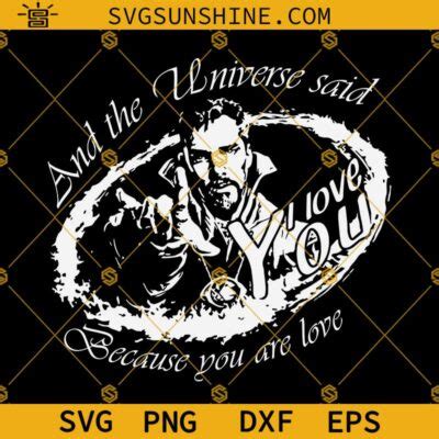 I Love You In Every Universe Doctor Strange Svg Eye Of Agamotto Svg