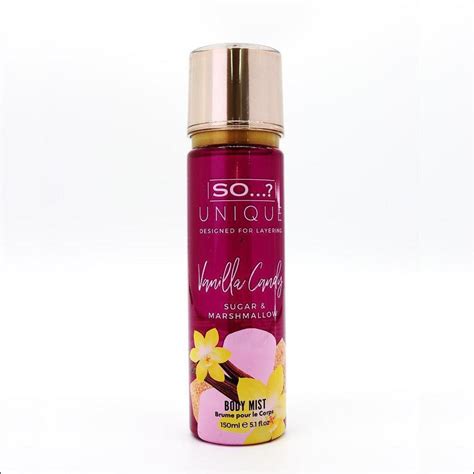 So Unique Vanilla Candy Body Mist 150ml Cosmetics Fragrance