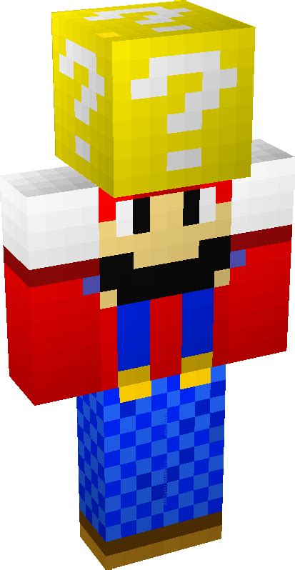 Minecraft Skin Editor Mini Mario Wlucky Block Tynker