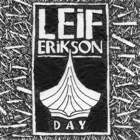 A Black And White Drawing Of A Boat With The Words Jeff Ericson Day On It