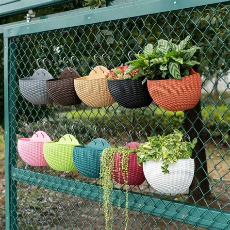 Panier Suspendu Jardini Re Jardin Pot De Fleur En Plastique Panier