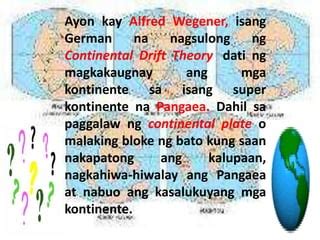 Mga Kontinente Sa Daigdig Ppt