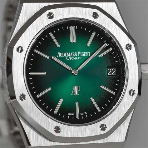 Audemars Piguet Royal Oak Jumbo Platinum Green Dial 15202PT Review