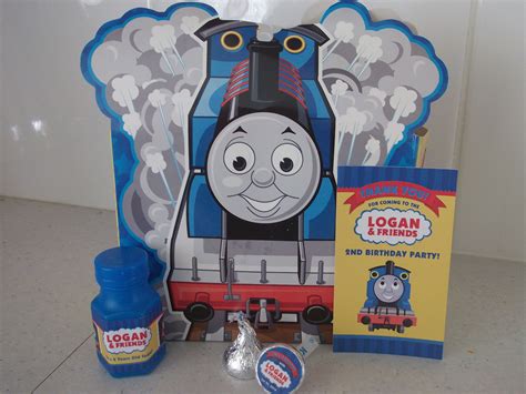 Some Thomas The Tank Engine Nd Birthday Party Box Components