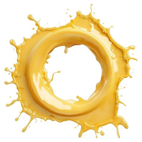 Melted Cheese Frame Isolated On Transparent Background 47833066 Png