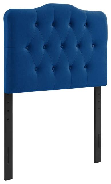 Annabel Twin Diamond Tufted Performance Velvet Headboard Contemporary