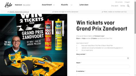 Hubo Winactie Maak Kans Op Tickets Voor De Dutch Grand Prix