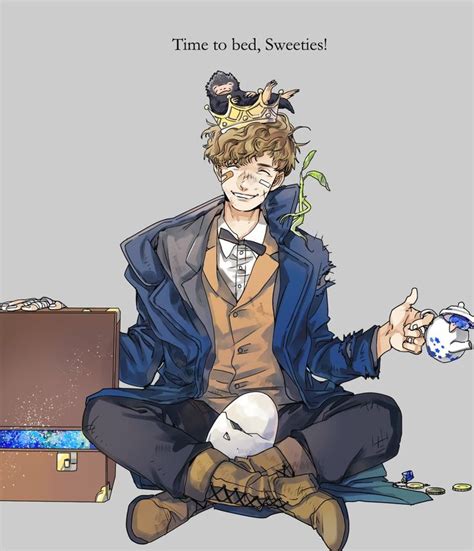 Newt Scamander - Niffler - Fantastic Beasts | Милые рисунки ...