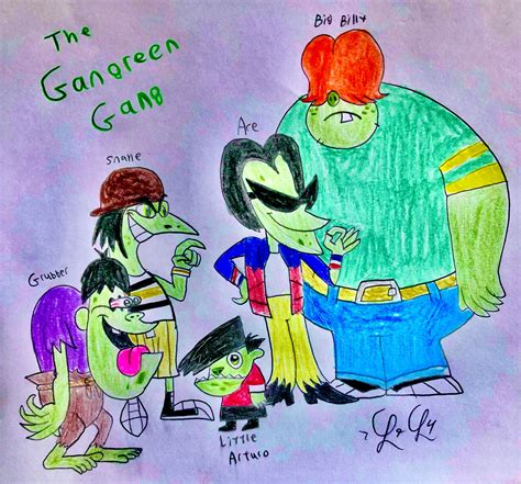 The Gangreen Gang by LugiaLover249 on DeviantArt