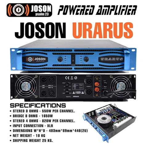 Joson Ft Star Uranus Digital Karaoke Professional Sound System Power