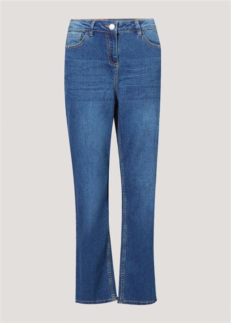 Grace Mid Wash Straight Fit Jeans Matalan