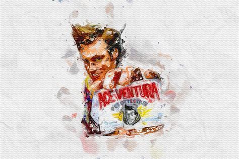 Movie Ace Ventura Pet Detective Mixed Media By Kaelyn Spencer Fine