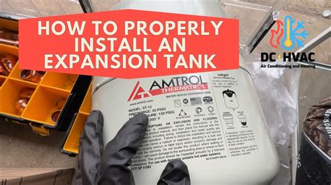 How To Set Charge On An Amtrol Expansion Tank Amtrol ST 12 For