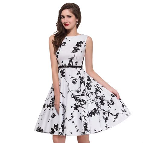 Summer Dress 2019 Plus Size Women Clothing Audrey Hepburn Floral Robe