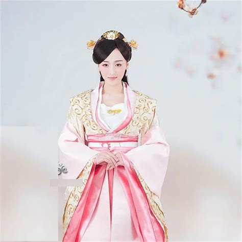 Qing Wei Yang Gorgeous Empress Pink Costume For Tv Play The Princess