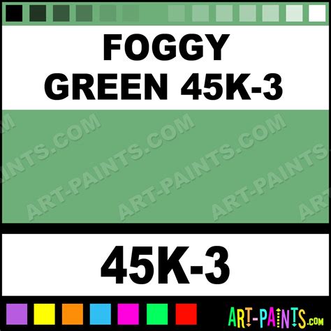 foggy green    hues set pastel paints   foggy green