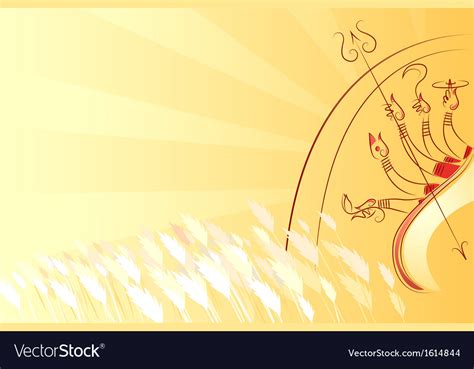 Durga puja Royalty Free Vector Image - VectorStock